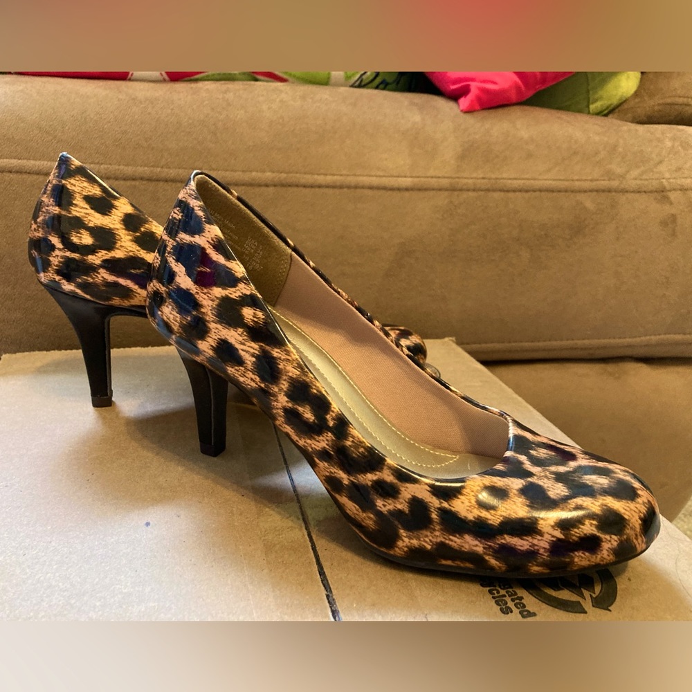Animal Print Comfort Plus Heels